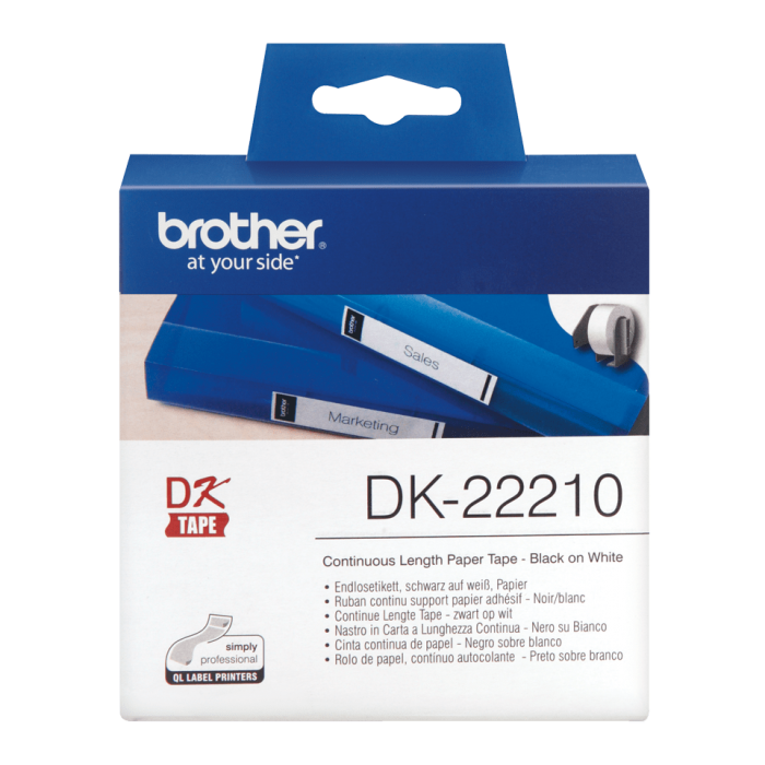 Brother DK22210, 29 mm x 30.48 m
